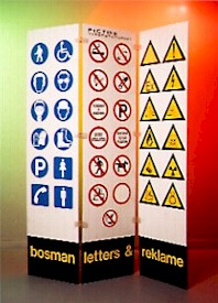 Bosman Letters en Reclame producten in beeld. 